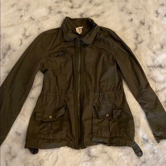 Olive Green Spring Jacket - Picture 1 of 3
